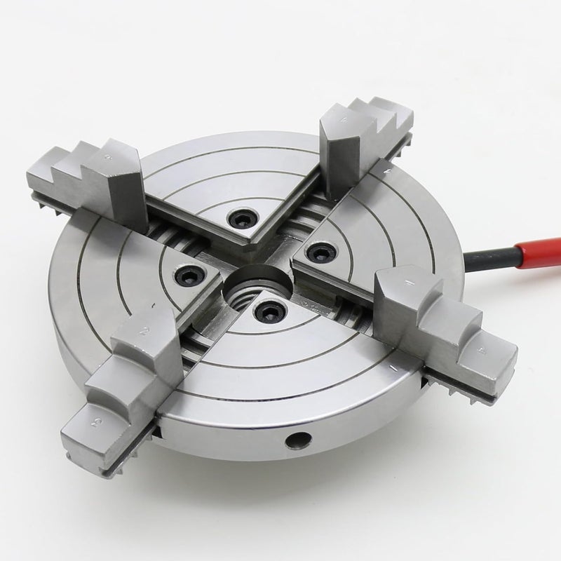 PNBO Wood Lathe Chuck, 6 inch 4 Jaws, Self-Centering Lathe Chucks for Woodturning, 4 Jaw Chuck for Wood Lathe 1 x 8TPI Thread - Image 4